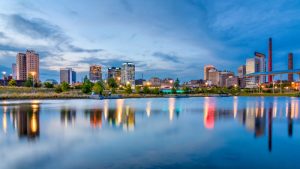 Birmingham, Alabama downtown city skyline