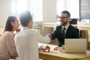 enrolled agent meeting with two clients